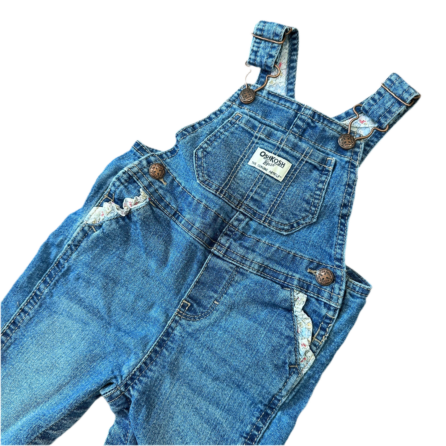 Oshkosh Floral Lined Overalls