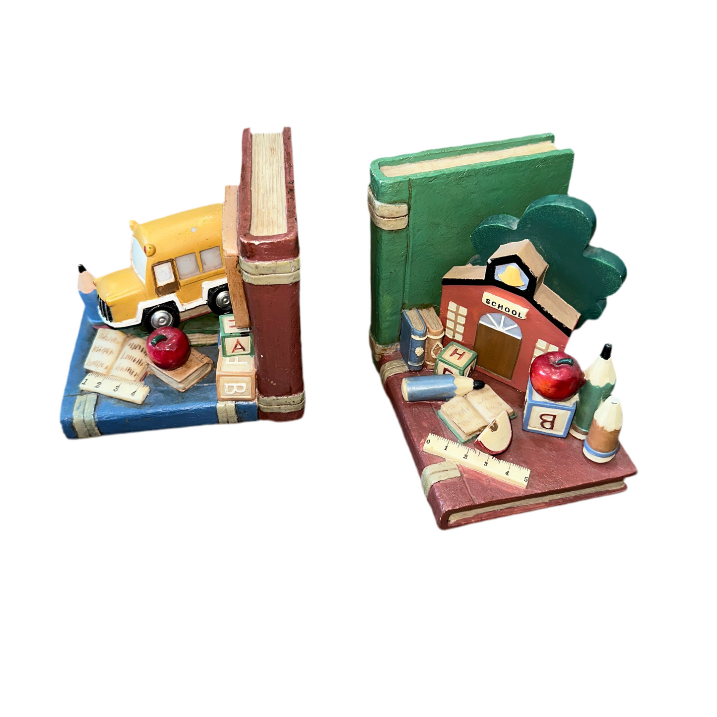 School Themed Book Ends
