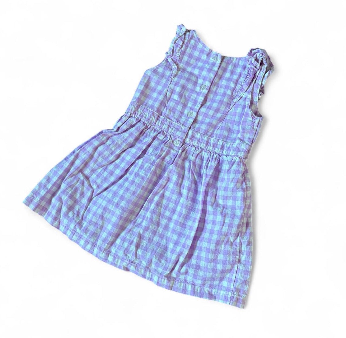 Purple Gingham Dress