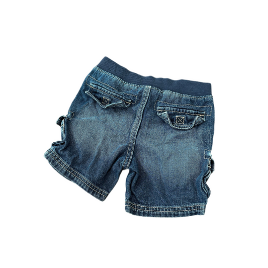 Denim Cargo Shorts