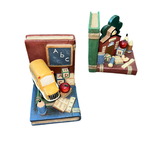 School Themed Book Ends