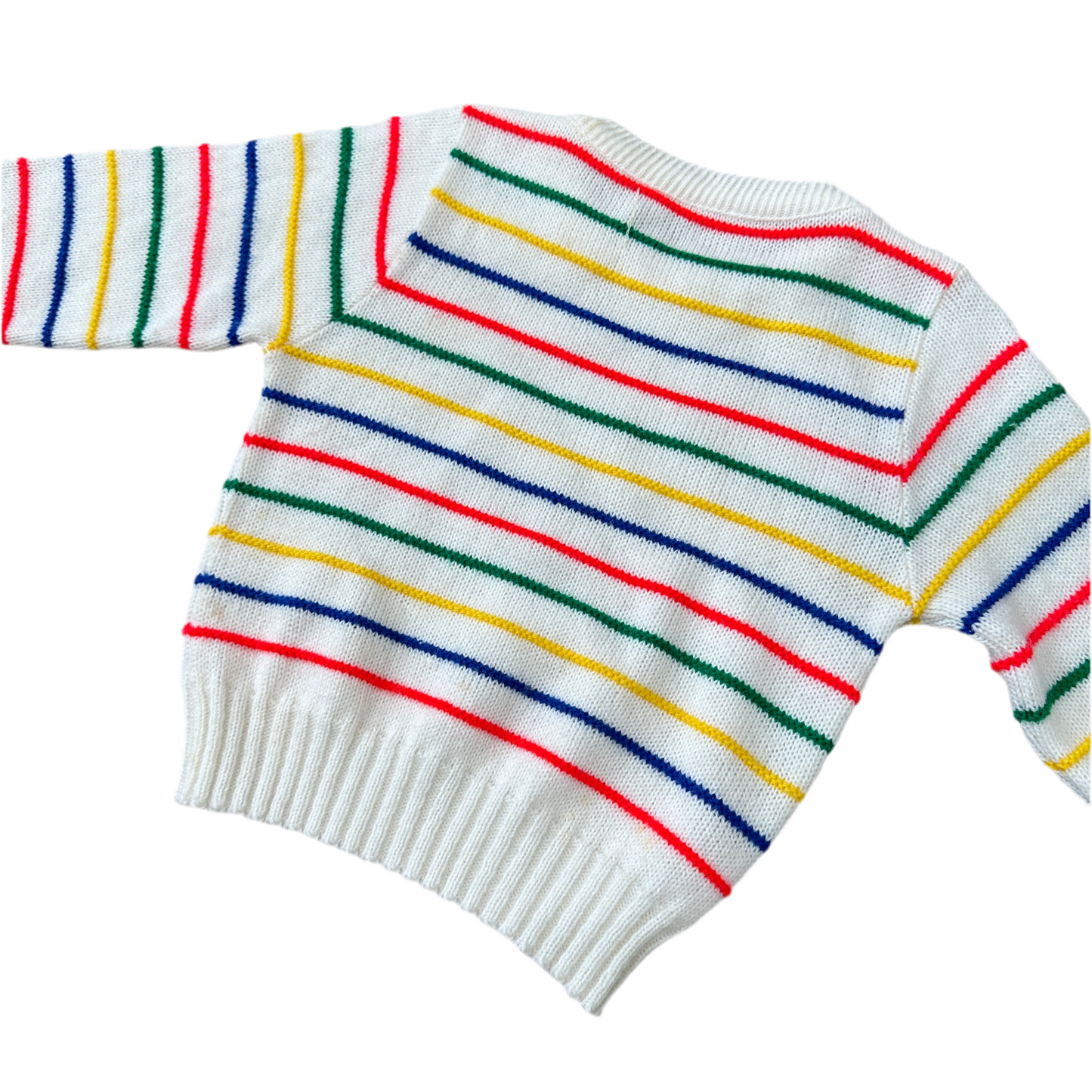 Vintage Striped Knit Sweater