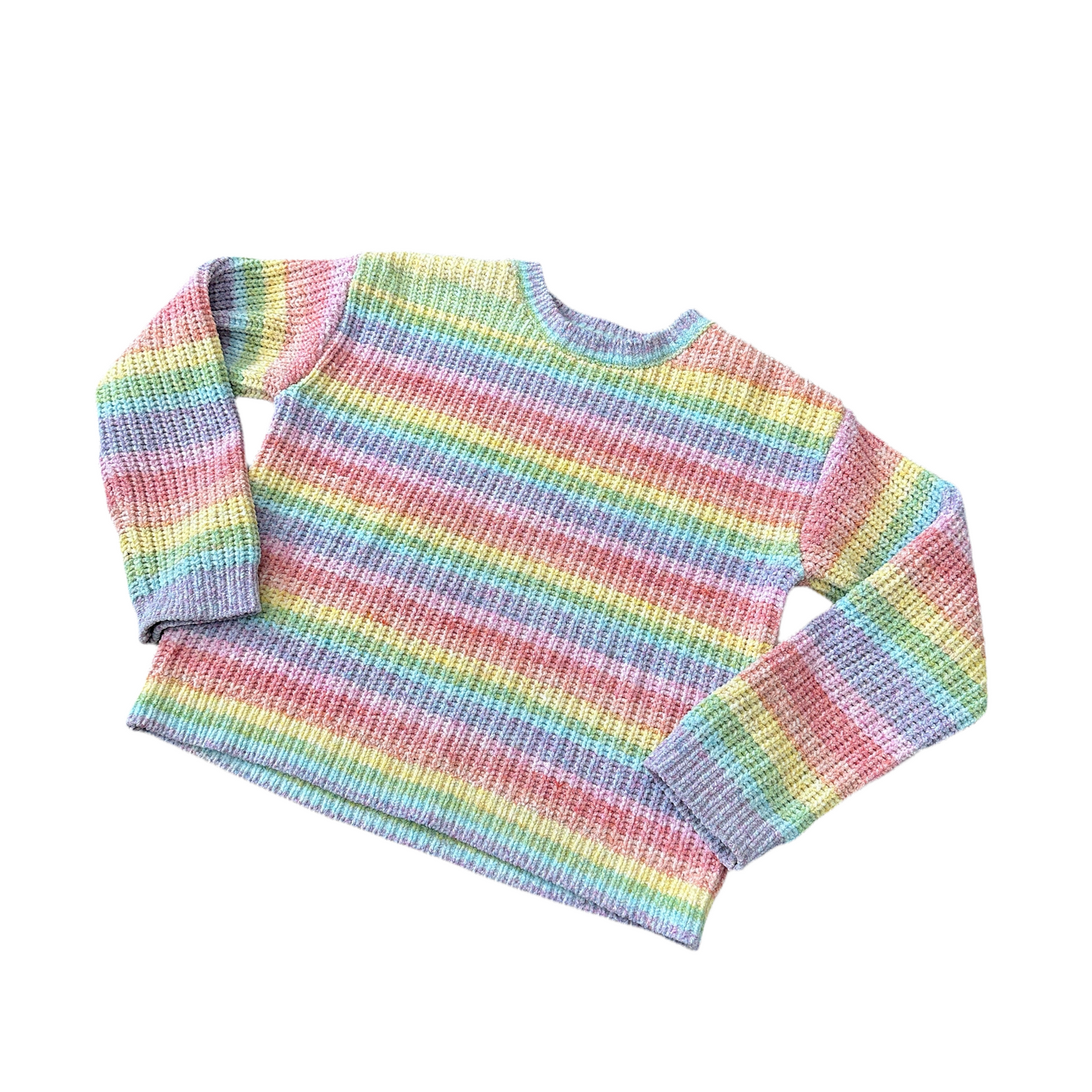 Rainbow Knit Sweater