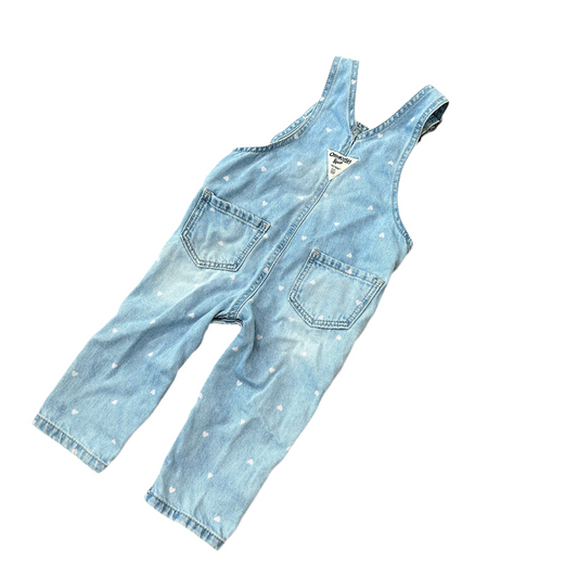 Denim Heart OshKosh Overalls