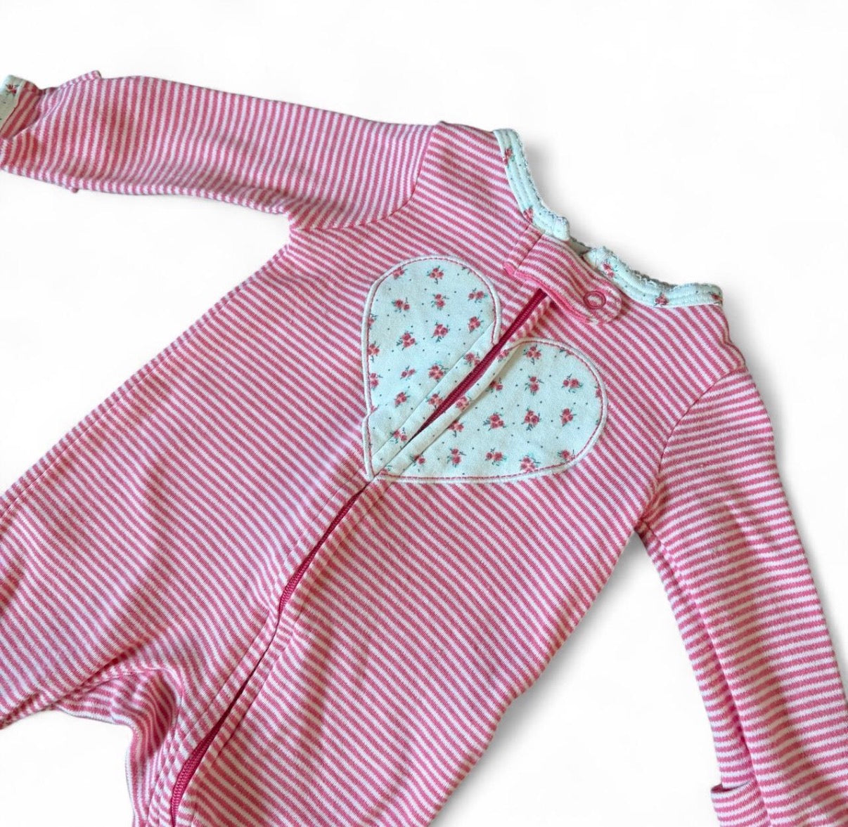 Floral Heart Onesie