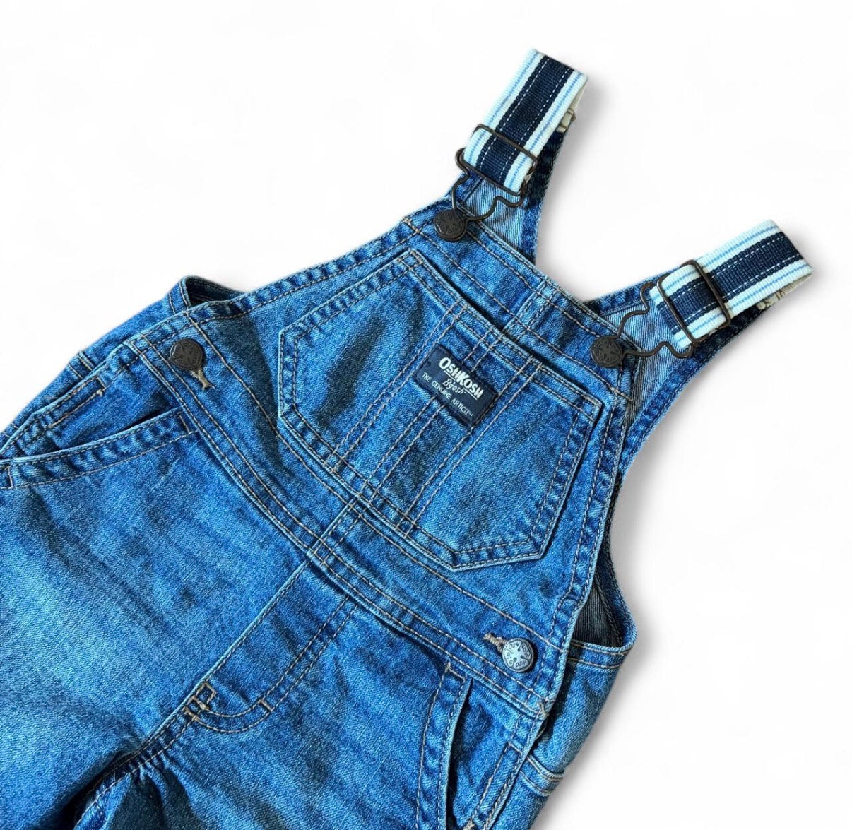 Denim Short Overalls