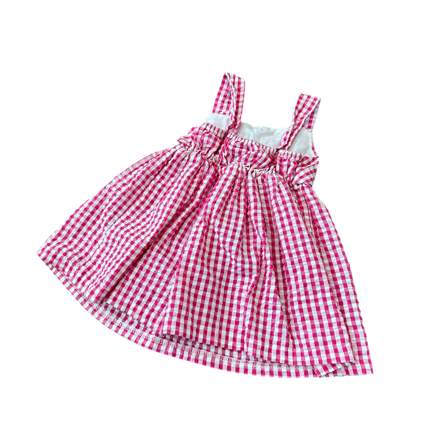 Butterfly Gingham Dress