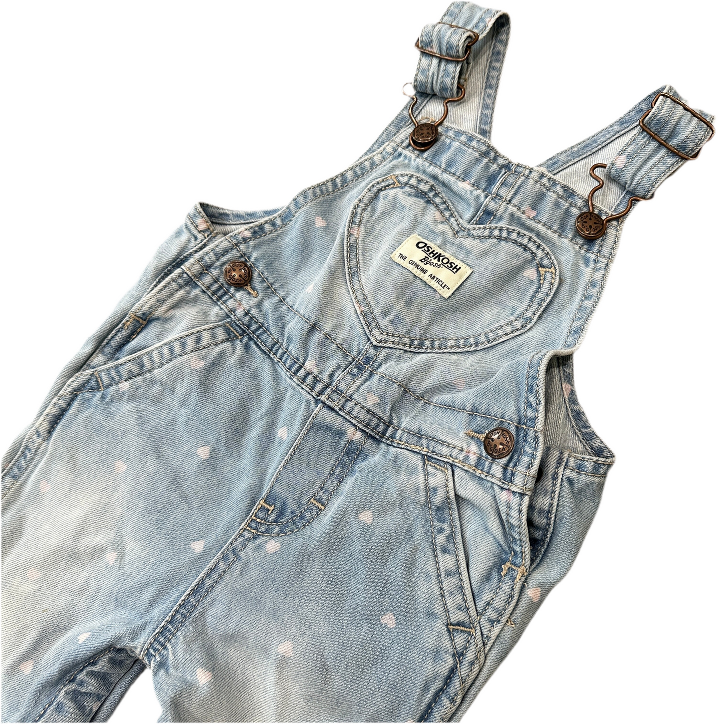 Denim Heart OshKosh Overalls