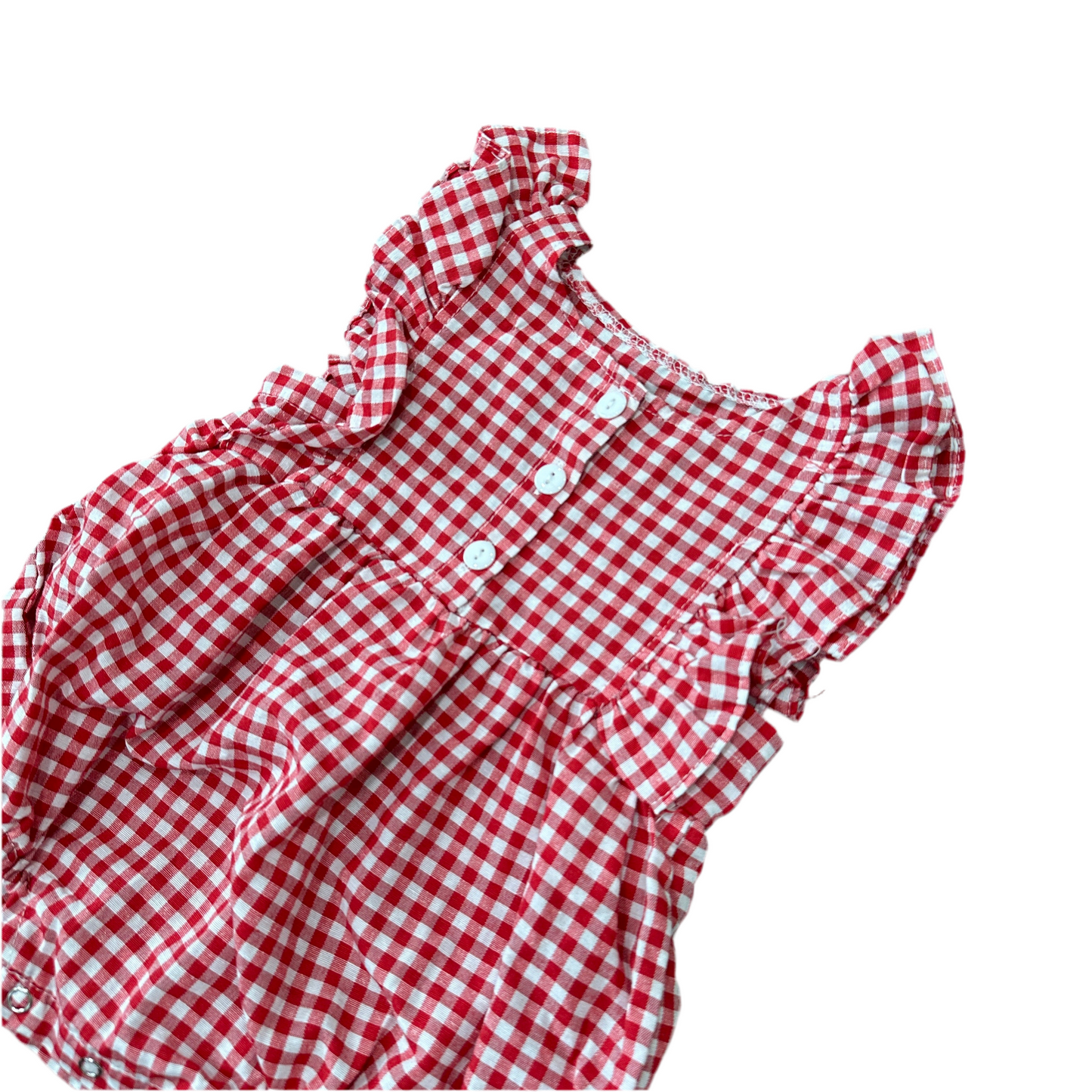 Gingham Romper