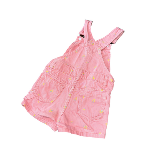 Floral Overall Shorts