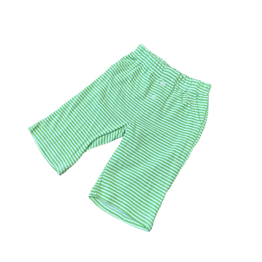 Green Striped Pants