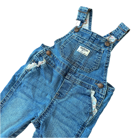Oshkosh Floral Lined Overalls