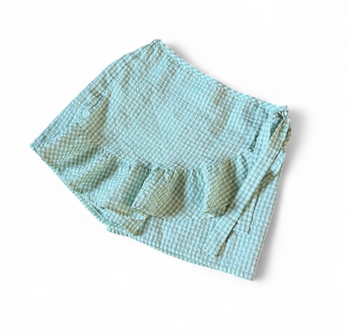 Gingham Skort