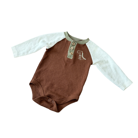Dino Long Sleeve Onesie