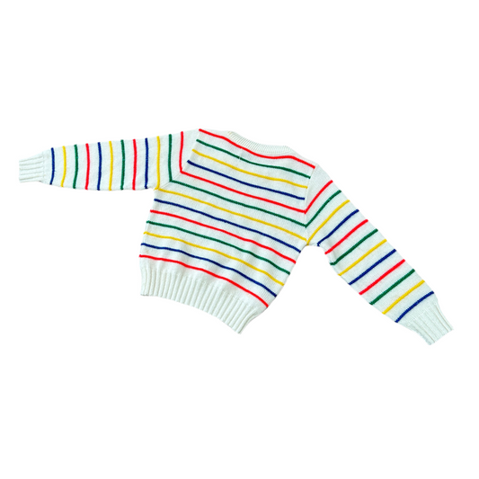 Vintage Striped Knit Sweater