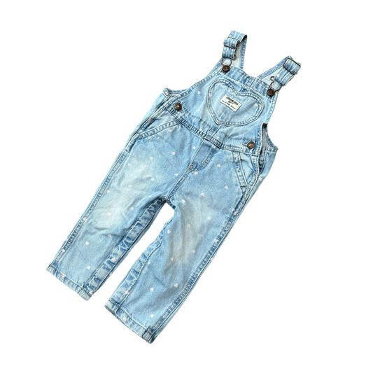 Denim Heart OshKosh Overalls