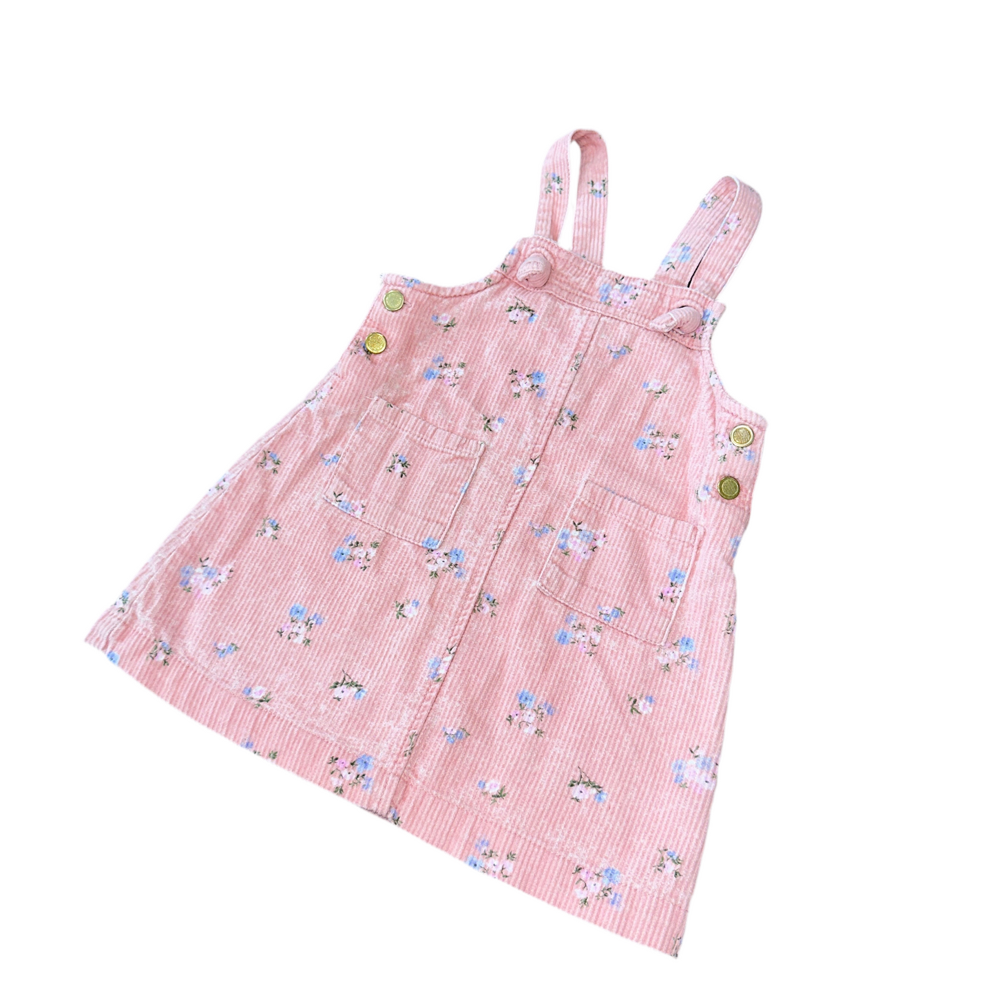 Corduroy Overall Dress