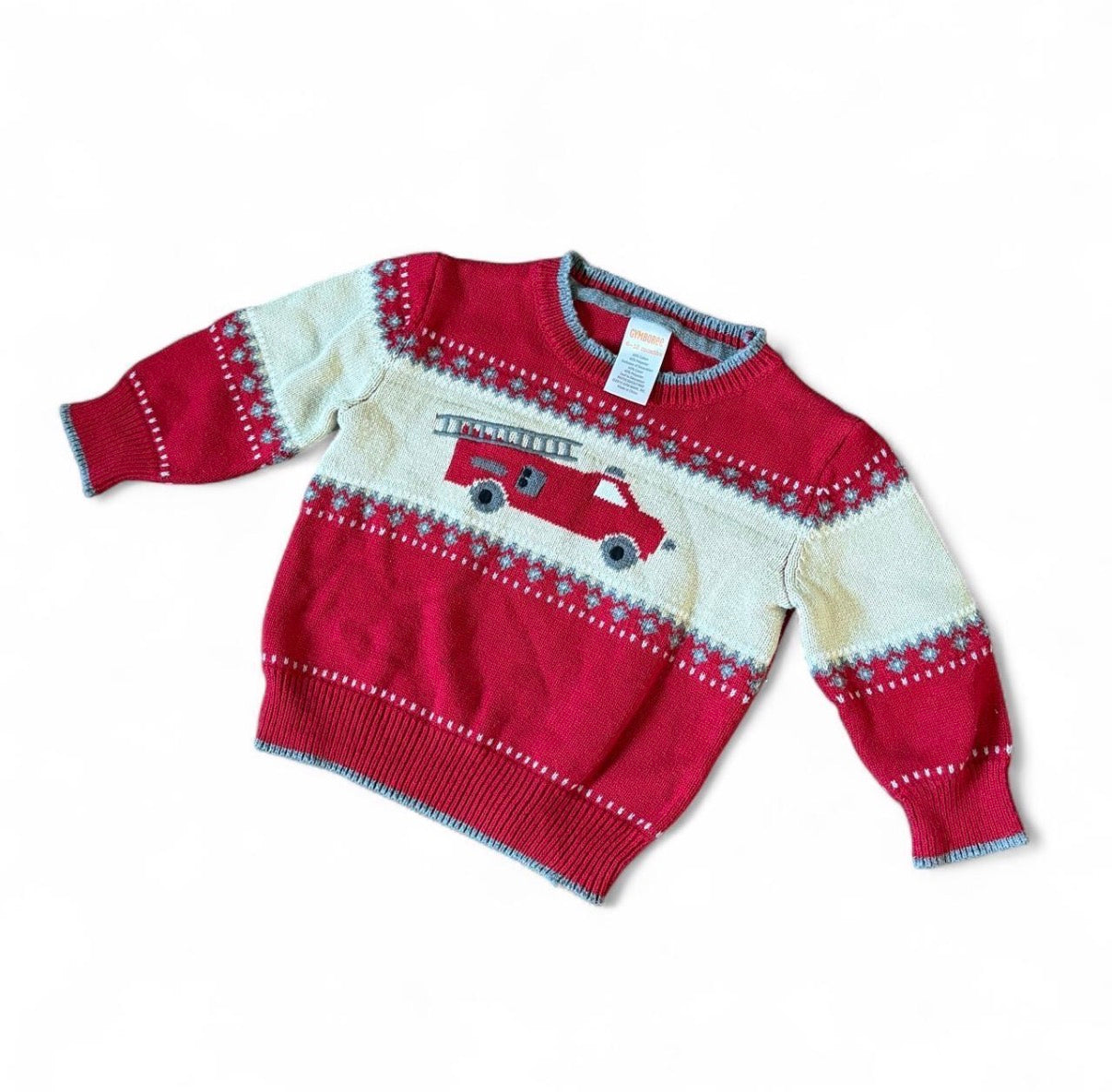 Fire Truck Sweater