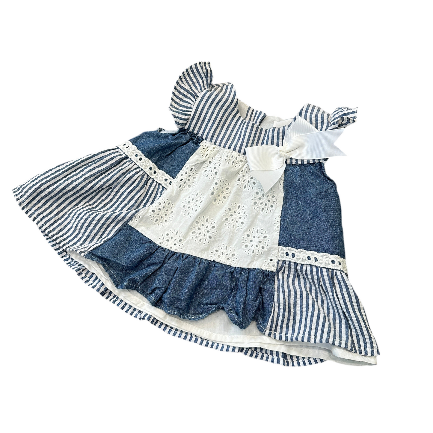 Denim Patchwork Dress
