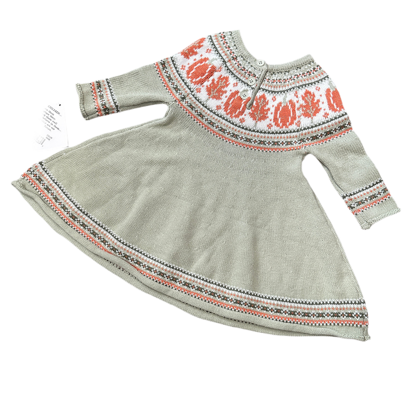 Pumpkin Sweater Dress