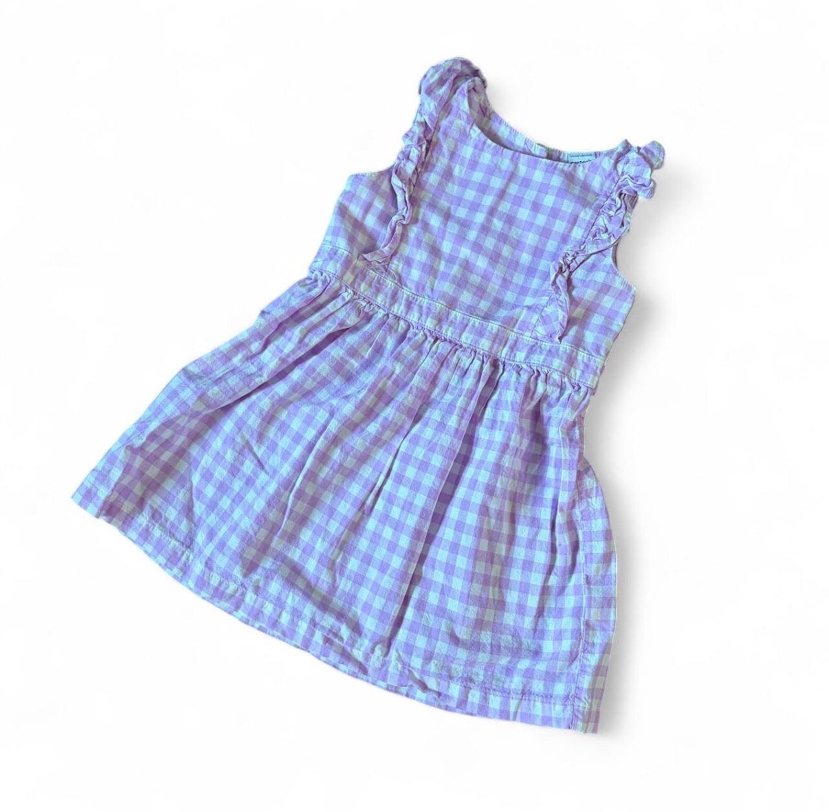 Purple Gingham Dress