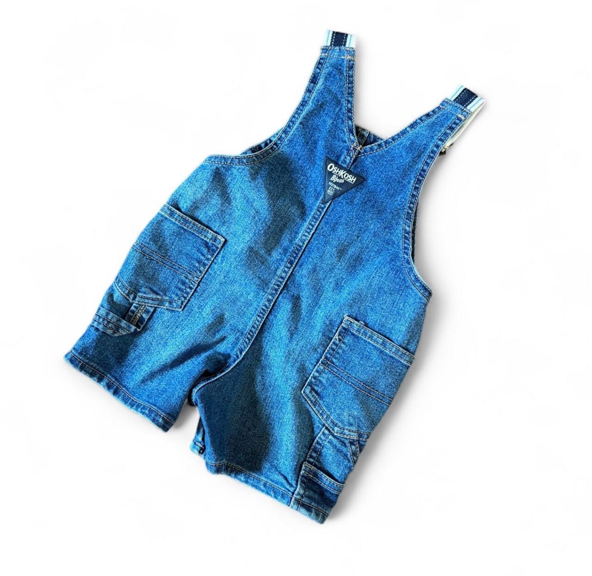 Denim Short Overalls