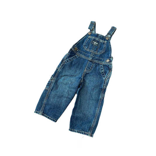 OshKosh Dark Denim Overalls