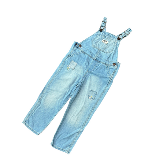 OshKosh Floral Patchwork Overalls