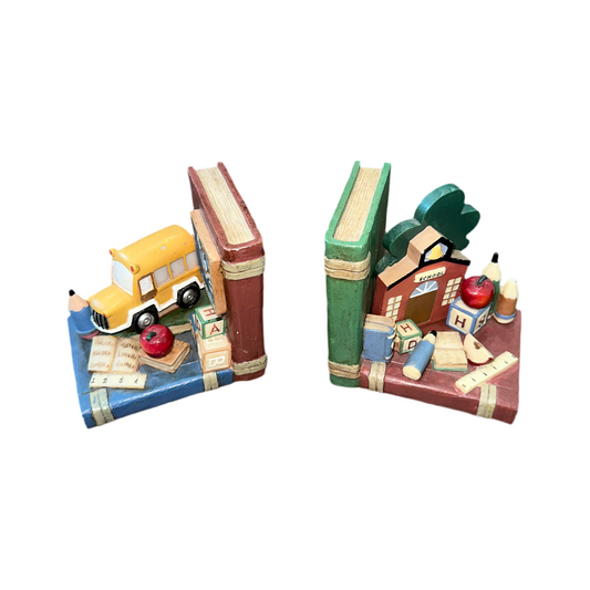 School Themed Book Ends
