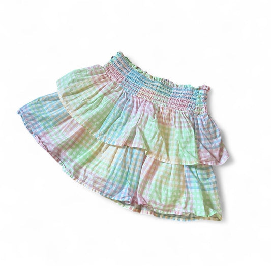 Gingham Layered Skirt