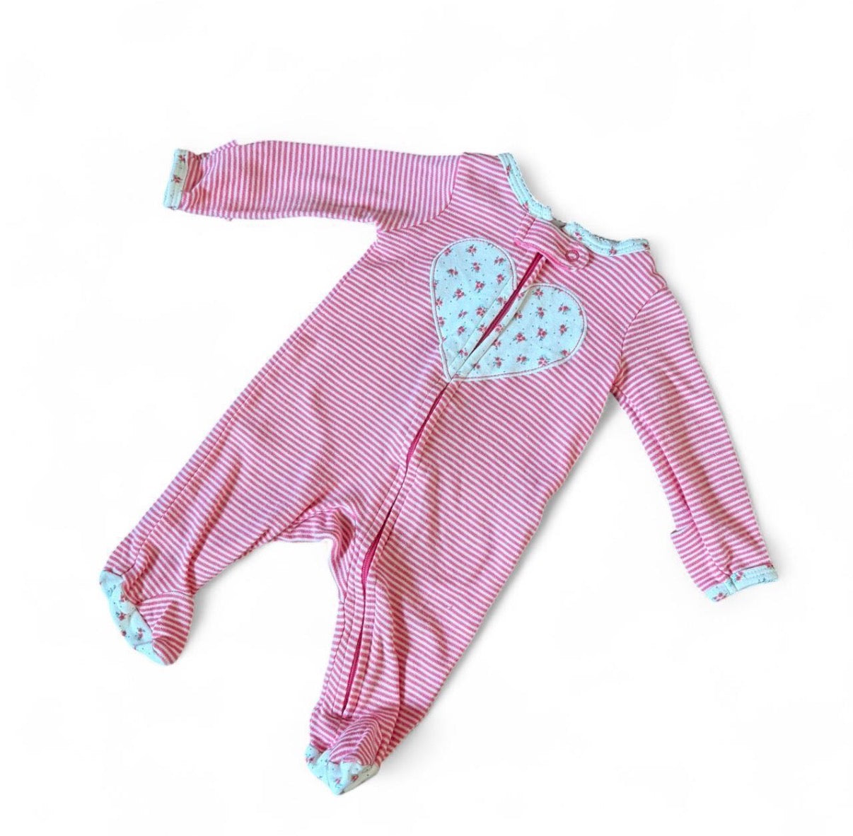 Floral Heart Onesie