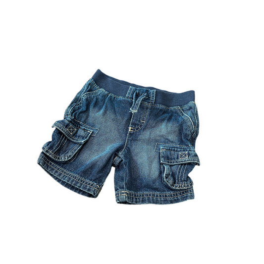 Denim Cargo Shorts