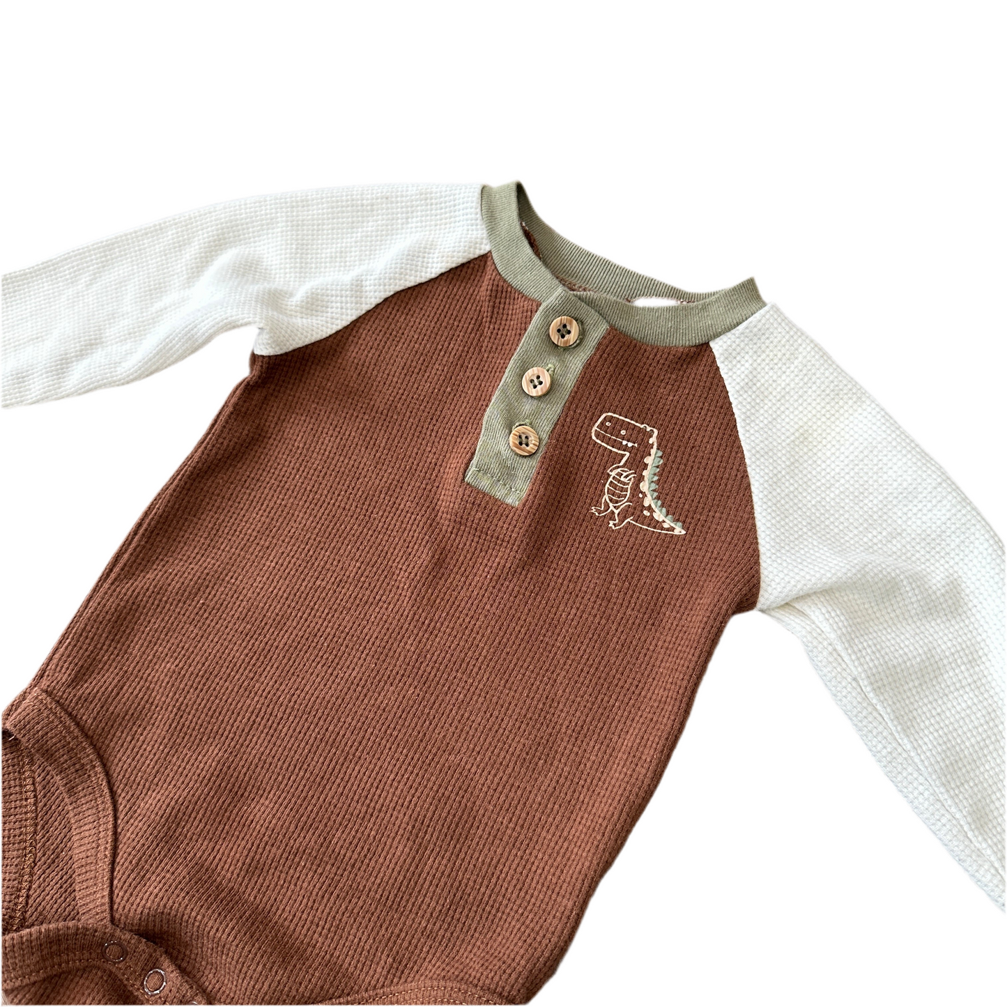 Dino Long Sleeve Onesie