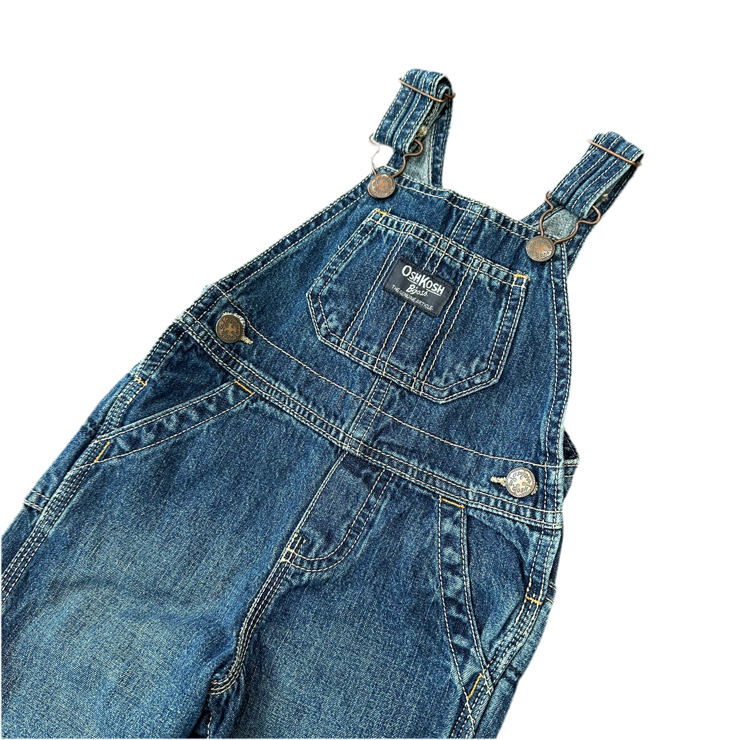 OshKosh Dark Denim Overalls