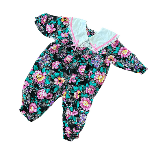 Vintage Floral Jumpsuit