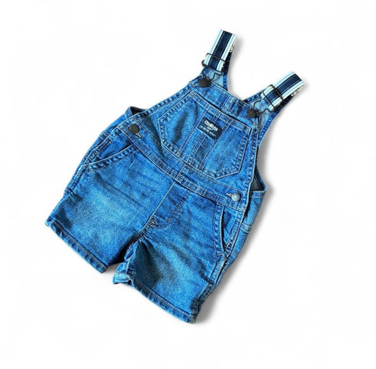 Denim Short Overalls